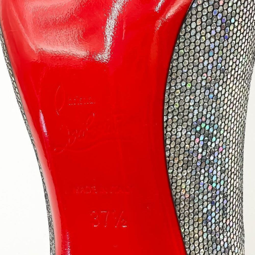 Christian Louboutin So Kate Heels120 Pumps Metallic EU 37.5 US 7.5 - Picture 11 of 13